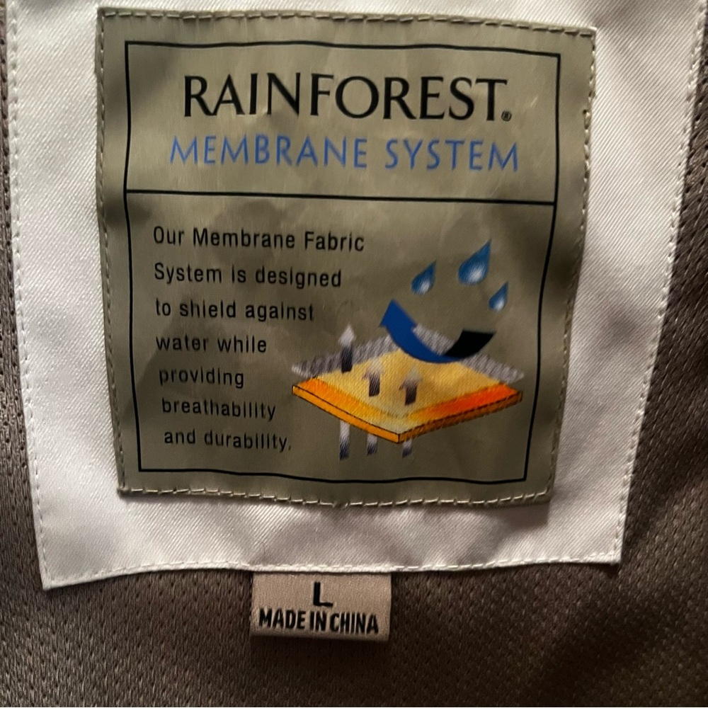 Rainforest Beige Lightweight Jacket With Stand-Up… - image 2